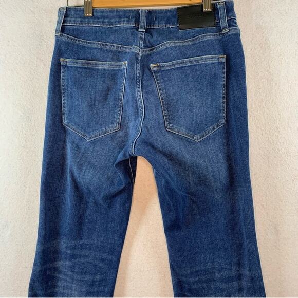 Express Womens Bootcut Jeans Sz 28 x 28 4 Way Stretch Western Classic - Picture 5 of 13